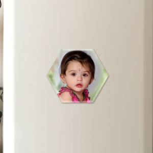 Personalized Fridge Magnet - Hexagon