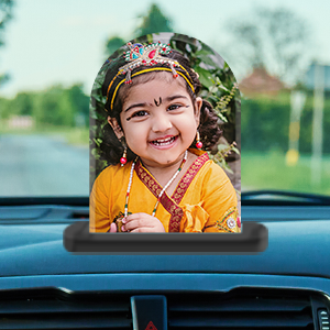 Personalized Car Dashboard Stand - Dome