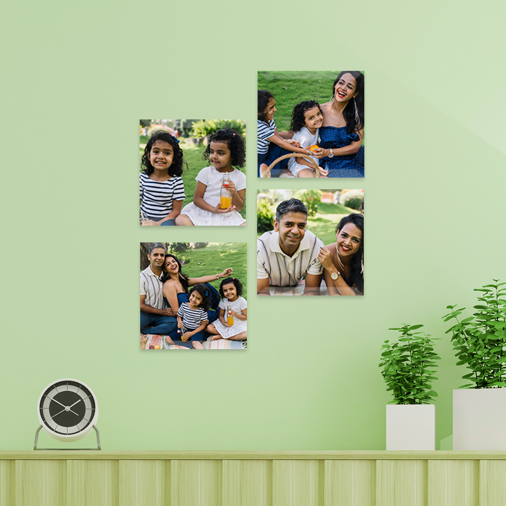 Personalized Photo Gallery Set - Square (Set of 4)