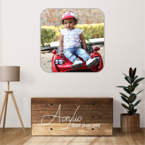 Personalized Acrylic Picture - Curved Square