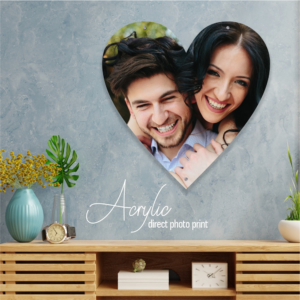 Personalized Acrylic Picture - Heart