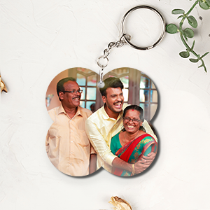 Personalized Keyring - Flower