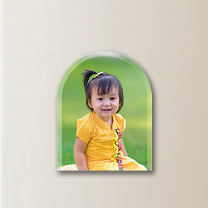 Personalized Fridge Magnet - Dome