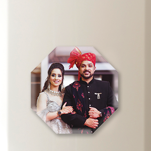 Personalized Fridge Magnet - Octagon