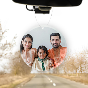 Personalized Car Hanging - Circle