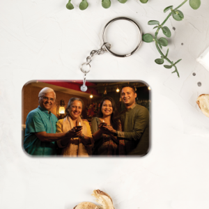Personalized Keyring - Curved Rectangle